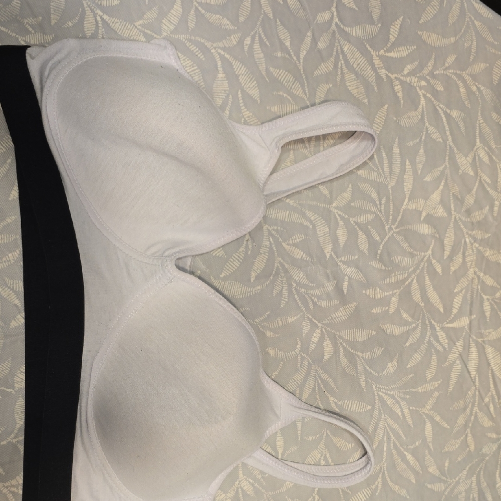 Zone Pro White and Black Bra